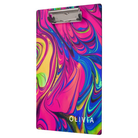 Vibrant Color Aesthetic Pattern Klembord (Links)