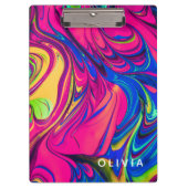 Vibrant Color Aesthetic Pattern Klembord (Voorkant)