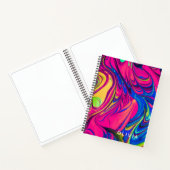Vibrant Color Aesthetic Pattern Notitieboek (Binnen)