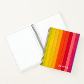 Vibrant Color Aesthetic Pattern Notitieboek (Binnen)