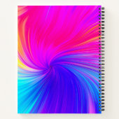 Vibrant Color Aesthetic Pattern Notitieboek (Achterkant)