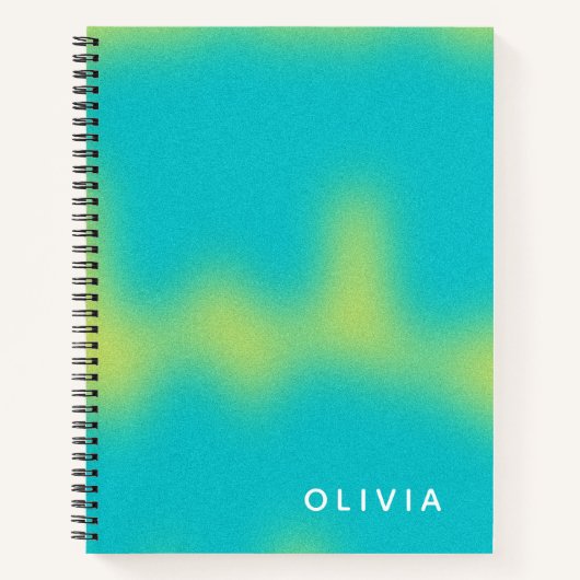 Vibrant Color Aesthetic Pattern Notitieboek (Voorkant)