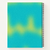 Vibrant Color Aesthetic Pattern Notitieboek (Achterkant)