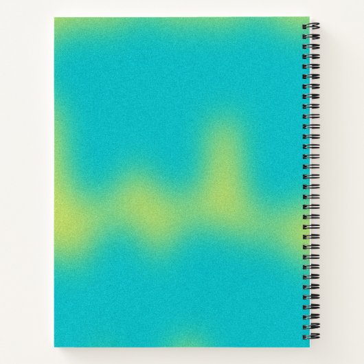 Vibrant Color Aesthetic Pattern Notitieboek (Achterkant)