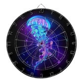 Vibrant Color Glowing Jellyfish Dartbord (Voorkant)