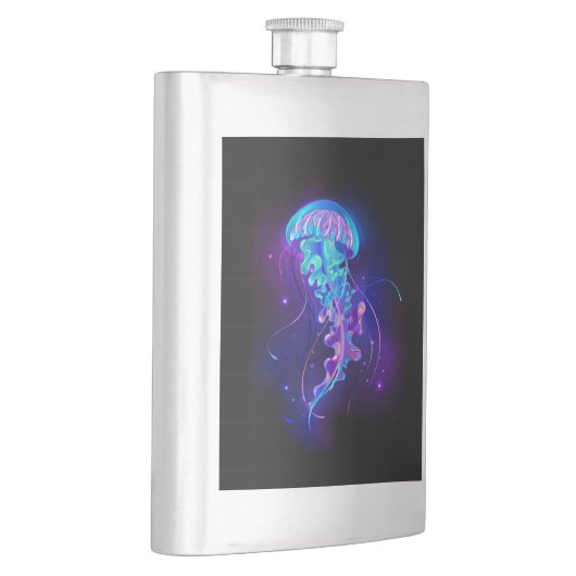 Vibrant Color Glowing Jellyfish Flacon (Rechts)