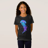 Vibrant Color Glowing Jellyfish T-shirt (Voorkant volledig)