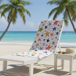 Vibrant Colorful Star Pattern With Cozy Strandlaken
