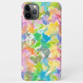 Vibrant Colorful Summer Paint Splatter Art Patroon iPhone Hoesje (Achterkant)