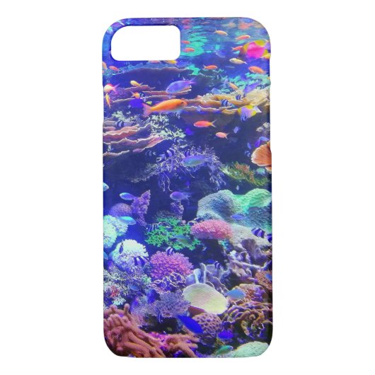 Vibrant Colorful Tropical Fish Aquarium Case-Mate iPhone Case (Achterkant)