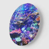Vibrant Colorful Tropical Fish Aquarium Grote Klok (Hoek)