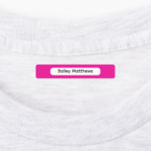 Vibrant Colors Kid Name Rectangle Name Sticker (Aangebracht)