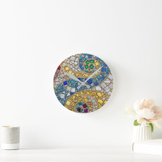 Vibrant Colour Mosaic Artistic  Ronde Klok (Huis)
