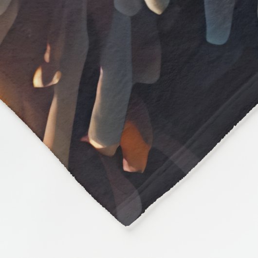 Vibrant Coral Reef Fleece Blanket (Hoek)