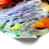 Vibrant Coral Reef Sea Wonder Art Poster (Hoek)