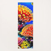 Vibrant Coral Reef Sea Wonder Art Yogamat (Achterkant)
