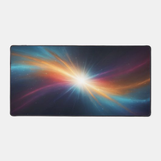 Vibrant Cosmic Supernova Explosion Abstract Space Bureaumat (Voorkant)