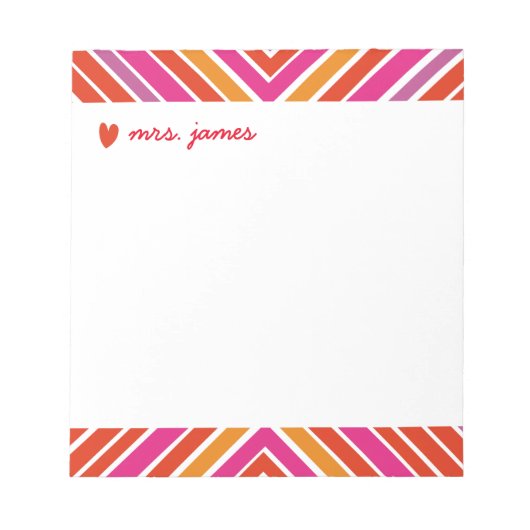 Vibrant Criscross Notitieblok (Voorkant)