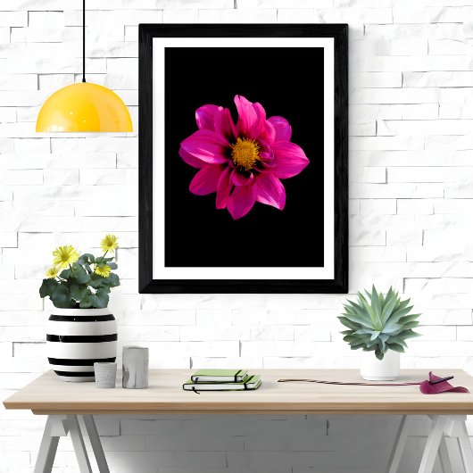 Vibrant Dahlia Foto Afdruk