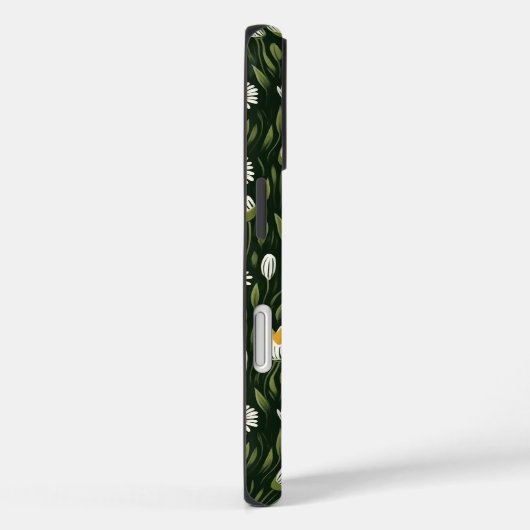 Vibrant Daisy Pattern with Lush Green Accents Case-Mate iPhone Case (Achterkant / Rechts)