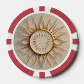"Vibrant Dawn" Poker Chips (Voorkant)