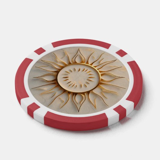 "Vibrant Dawn" Poker Chips (Enkel)