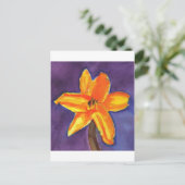 Vibrant Day Lily Briefkaart (Staand voorkant)
