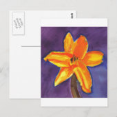 Vibrant Day Lily Briefkaart (Voorkant / Achterkant)