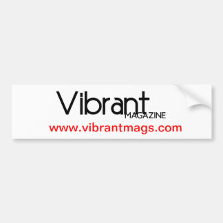 VIBRANT decimaal Bumpersticker