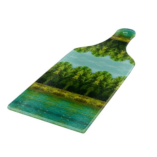 Vibrant Decoratief glas Snijplank (Hoek)