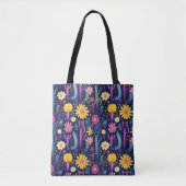 Vibrant Desert Bloom Wellness Canvas tas (Voorkant)