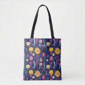 Vibrant Desert Bloom Wellness Canvas tas (Voorkant)