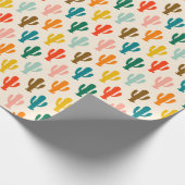 Vibrant Desert Botanical Gift Wrap Cadeaupapier (Hoek)