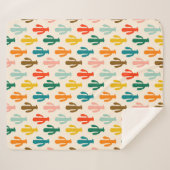 Vibrant Desert Botanical Throw Blanket  (Voorkant (horizontaal))