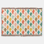 Vibrant Desert Botanical Throw Blanket  Deken (Voorkant)