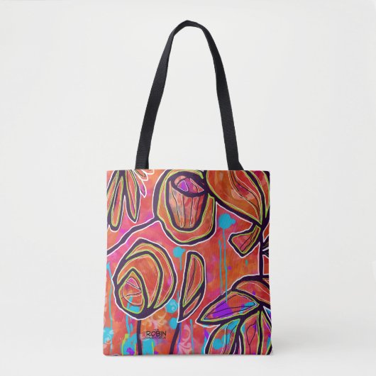 Vibrant Digital Art Tas of Cross Body Bag (Voorkant)