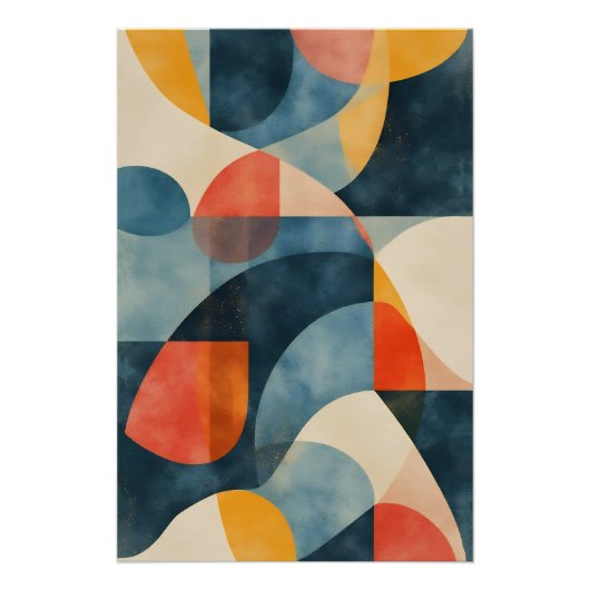 Vibrant Dimensional Prism Perfect Poster (Voorkant)