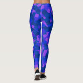 Vibrant Dimensions Geometrische kunst Leggings (Achterkant)