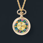 Vibrant Ditsy Flowers Floral Pattern Design-43785 Horloge<br><div class="desc">Bright and colorful ditsy floral pattern featuring vibrant flowers,  perfect for stylish apparel,  accessories,  and gifts with a fresh botanical look. (Design code-43785).</div>