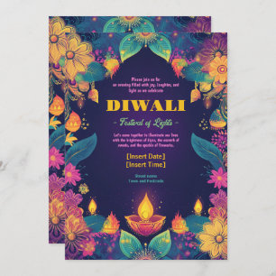 Vibrant Diwali Radiance Kaart