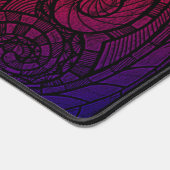 Vibrant Doodle Art Bureaumat (Hoek)