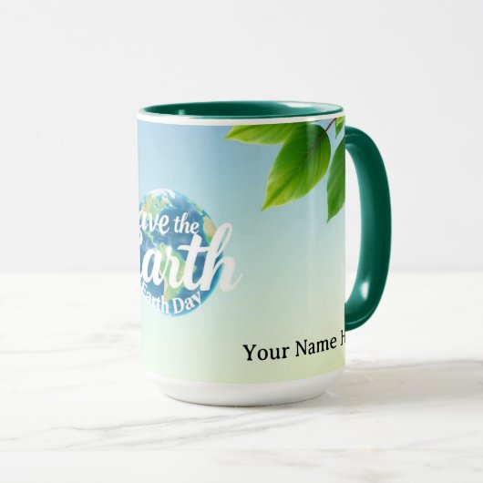 Vibrant Dopamine Eco-Guardians' Embrace Mok (Voorkant rechts)