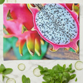 Vibrant Dragon Fruit Beauty Design Theedoek (Gevouwen)