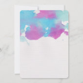 Vibrant Dreams Bridal Shower Kaart (Achterkant)