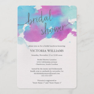 Vibrant Dreams Bridal Shower Kaart