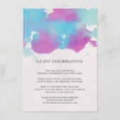 Vibrant Dreams Wedding Insert Kaart (Voorkant)
