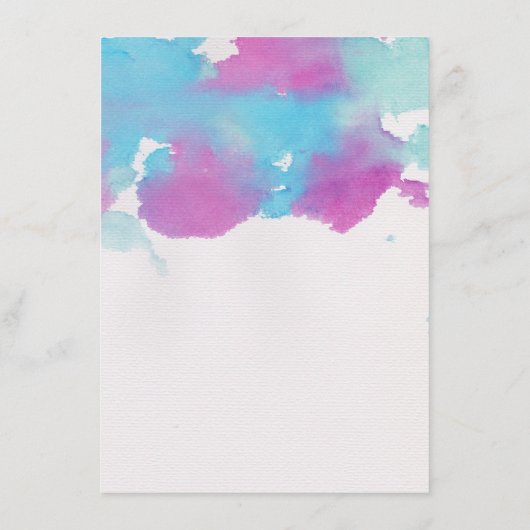 Vibrant Dreams Wedding Insert Kaart (Achterkant)