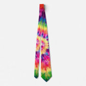 Vibrant dye patroon stropdas (Achterkant)