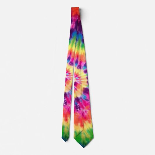 Vibrant dye patroon stropdas (Achterkant)