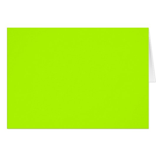 Vibrant Electric Lime Green Ready om aan te passen (Voorkant Horizontaal)